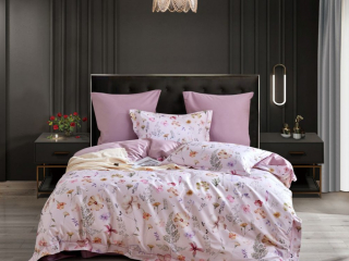 картинка комплект постельного белья 1,5-спальный, египетский хлопок 2153-4s от магазина asabella в Москве